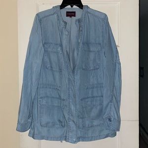 Zipper Denim Jacket